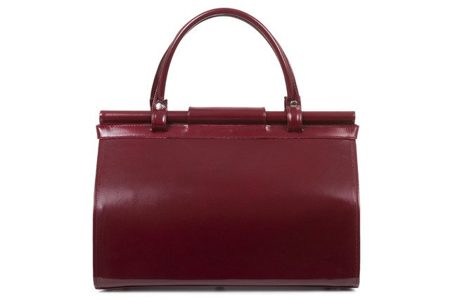 Torba lekarska skórzana unisex VOOC PK4 kuferek lekarski A4 burgundowa - cecha produktu
