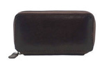 Etui na klucze skórzane unisex Barberini's 8183-11 zamykane ciemnobrązowe