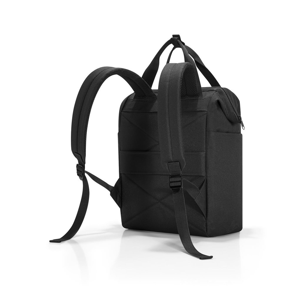 Plecak z materiału unisex Reisenthel RJR7066 R miejski czarno biały - cecha produktu