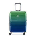 Walizka kabinowa z polipropylenu unisex Delsey Caumartin Plus mała 55 cm zielononiebieska