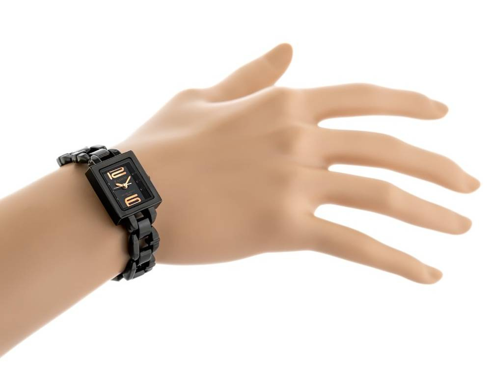 Czarny zegarek damski Extreim EXT-Y003A-5A - zegarek na nadgarstku manekina