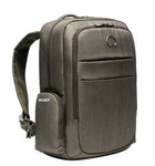 Plecak na laptopa z materiału unisex Delsey Clair miejski 15.6 zielony khaki