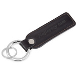 Brelok ze skóry naturalnej z grawerem B7 czekolada