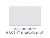 Krem do renowacji do skór gładkich Saphir srebrny - próbnik koloru z podpisem 24 Srebrny / Argent