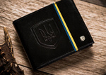 Portfel męski RFID skórzany Peterson 1517-P-UP UA czarny