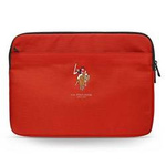 Etui na laptopa z nylonu unisex U.S. Polo Assn. Polo Embroidery sleeve 13 czerwone