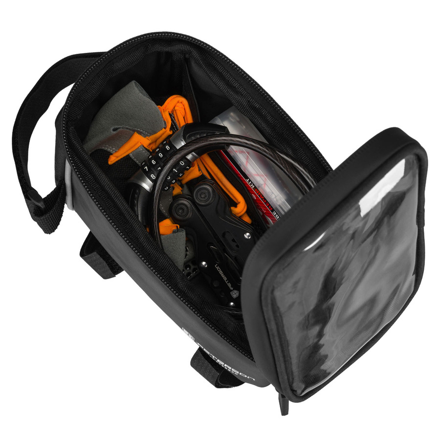 Sakwa rowerowa z tworzywa sztucznego unisex Peterson ML15-MR etui na rower czarna - uniwersalny design unisex