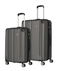 Zestaw 2 walizek podróżnych antracytowych średnia, duża - Travelite 73041-04