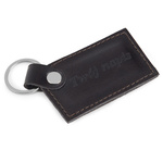 Brelok ze skóry naturalnej z grawerem B6 czekolada