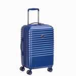 Walizka z polipropylenu unisex Delsey Caumartin Plus kabinowa twarda niebieska