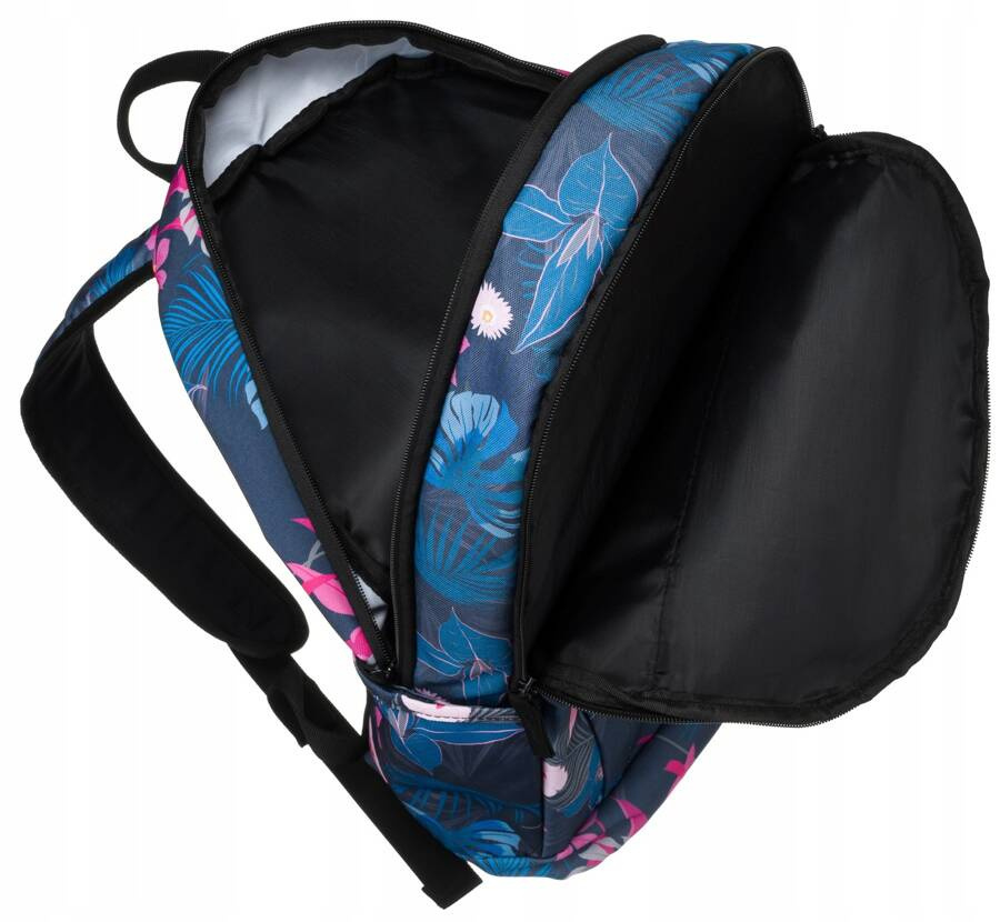 Otwarte komory wielokolorowego plecaka Rovicky R-PST 04