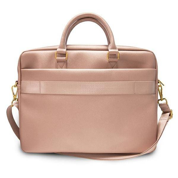Torba ze skóry ekologicznej damska Guess GUCB15PUSASPI na laptopa A4 różowa - cecha produktu