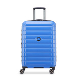 Walizka twarda unisex z polipropylenu Delsey Shadow 5.0 średnia 66 cm niebieska
