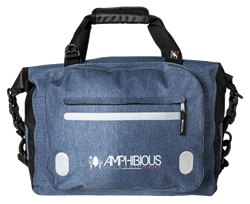 Torba na ramię laptopa niebieska - Amphibious Compass LGT