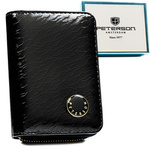 Portfel damski RFID skórzany Peterson PX33 czarny
