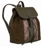 Plecak damski miejski z eko skóry David Jones 6885-2 khaki