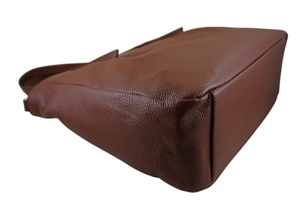 Torebka ze skóry naturalnej damska Barberini's 995-6 shopper A4 brązowa - cecha produktu
