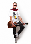 Koszulka męska I love rock'n roll NoStringsAttached biała