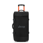 Torba podróżna z poliestru unisex Jeep by Delsey Paris JS007C na kółkach czarna