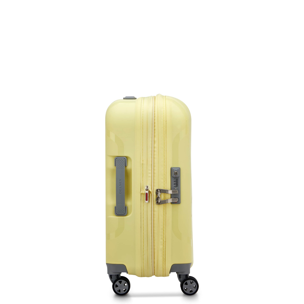 Walizka z polipropylenu unisex Delsey Clavel kabinowa na 4 kołach 55 cm żółta jasna - cecha produktu