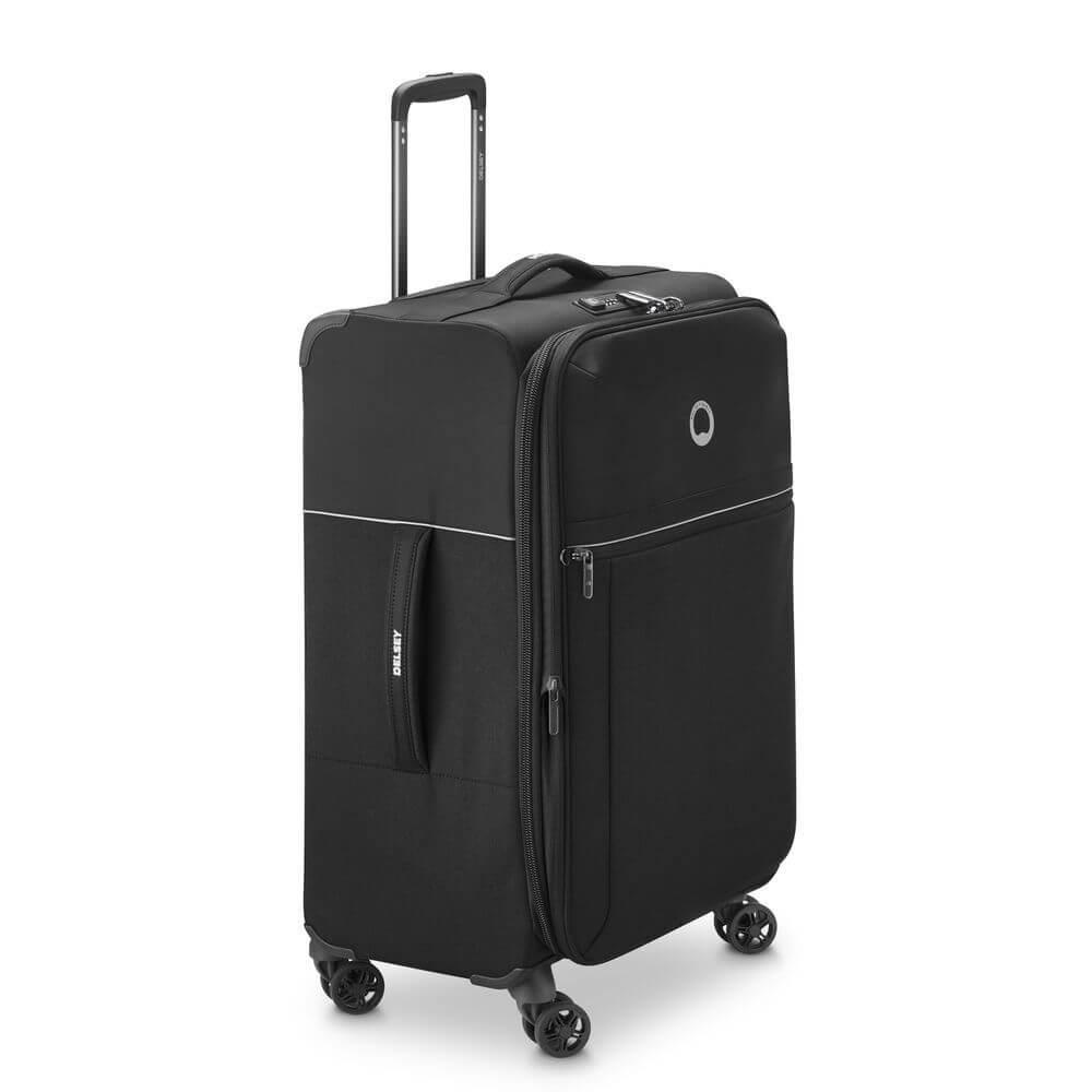 Walizka podróżna materiałowa unisex Delsey Brochant 2.0 średnia 67 cm czarna - cecha produktu