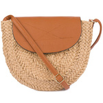 Torebka damska na lato boho listonoszka beżowa - Tor-pa-15beige