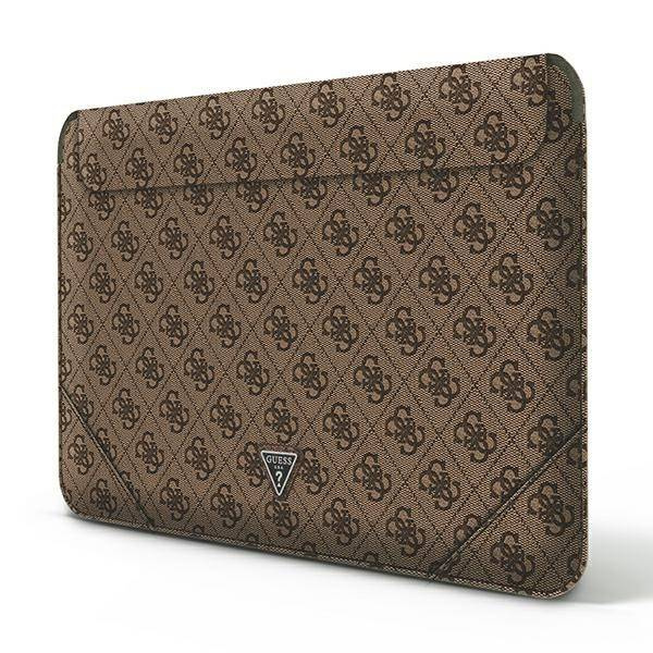 Pokrowiec na laptopa ze skóry ekologicznej unisex Guess GUCS14P4TW sleeve brązowy - cecha produktu