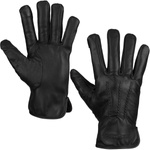 Rękawiczki męskie skórzane polar miś touch finger DOTYK ekran czarne BELTIMORE K32 czarny XS