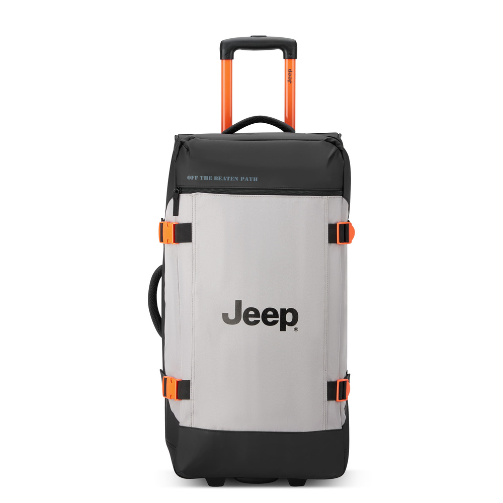 Torba podróżna z poliestru unisex Jeep by Delsey Paris JS007C na kółkach szara - cecha produktu