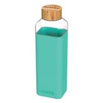 Butelka na wodę szklana unisex Quokka Storm bidon 700 ml turkusowa