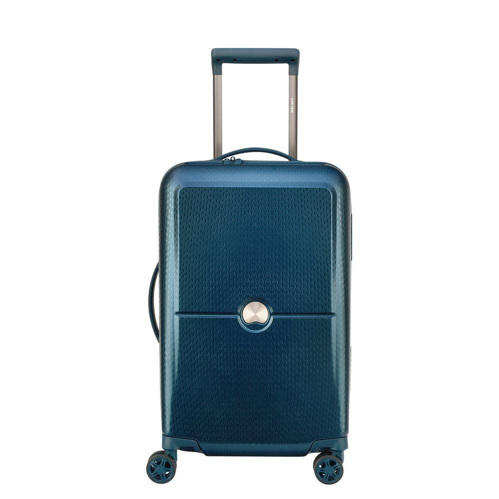 Walizka twarda unisex Delsey Turenne walizka kabinowa mała 55 cm granatowa - widok ogólny produktu