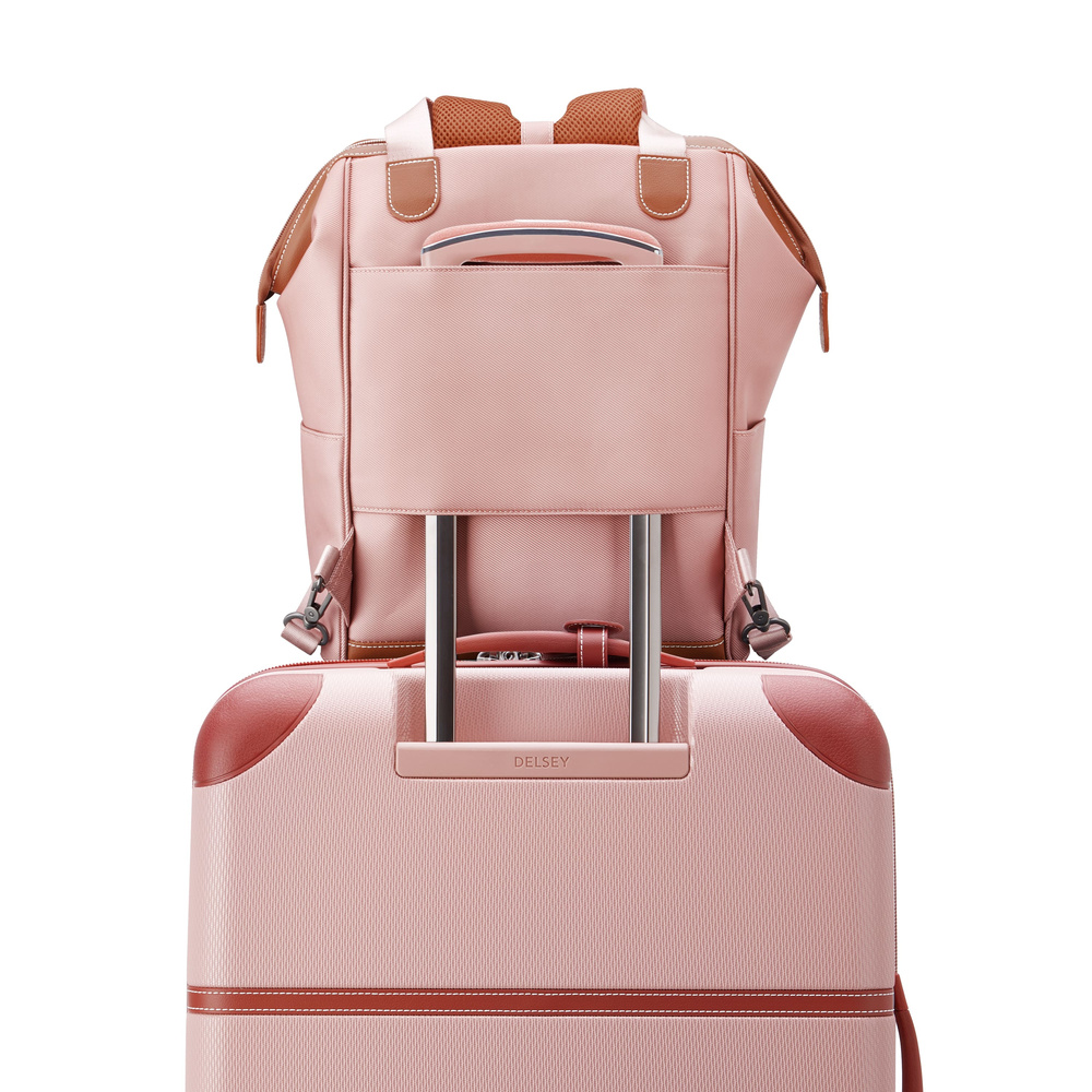 Plecak z poliestru unisex Delsey Chatelet Air 2.0 na laptopa różowy - cecha produktu