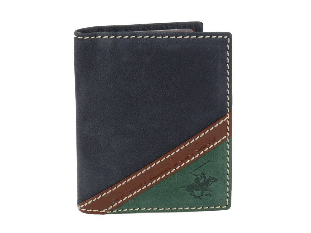 Skórzane etui na karty wizytówki kolorowe - Beverly Hills Polo Club BH-374 BL - cecha produktu