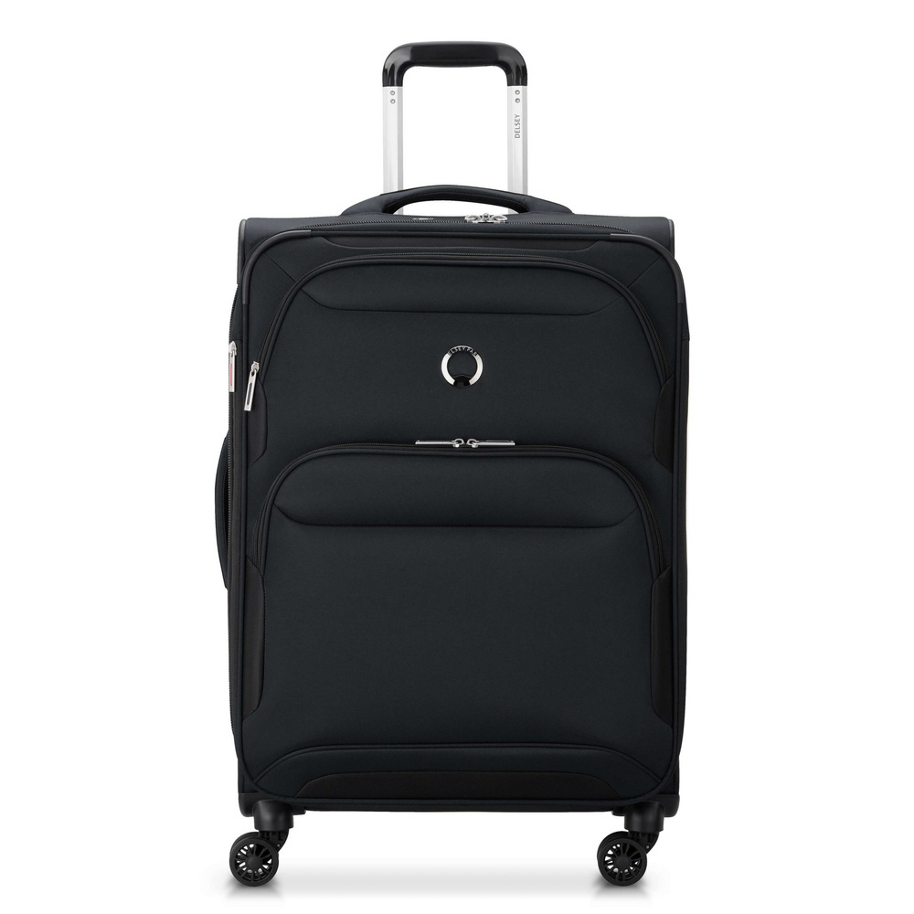 Walizka z materiału unisex Delsey Sky Max 2.0 walizka na 4 kółkach czarna - widok ogólny produktu