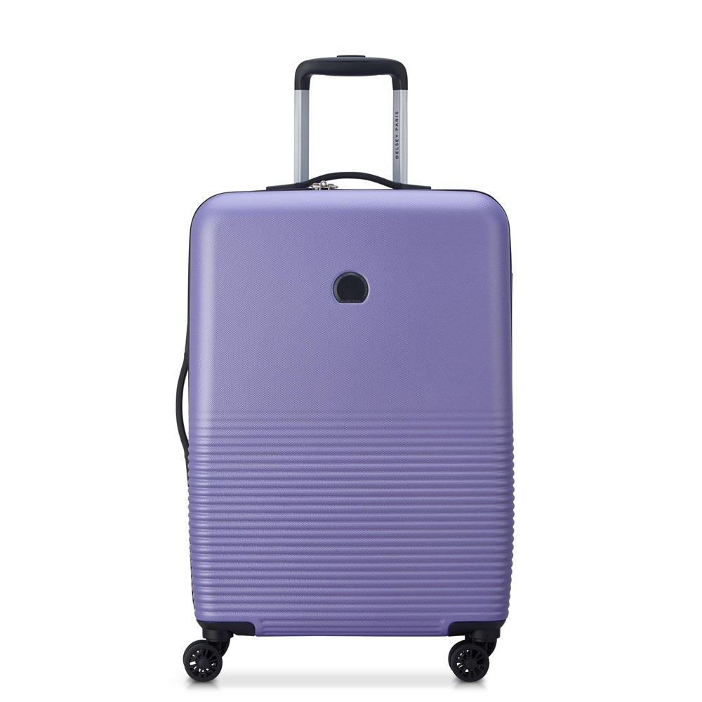 Walizka z poliwęglanu unisex Delsey Marina średnia na 4 kołach 66 cm lawendowa - cecha produktu