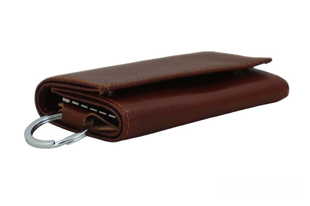 Etui na klucze skórzane unisex Barberini's 7023-6 małe brązowe - cecha produktu