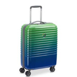 Walizka kabinowa z polipropylenu unisex Delsey Caumartin Plus mała 55 cm zielononiebieska
