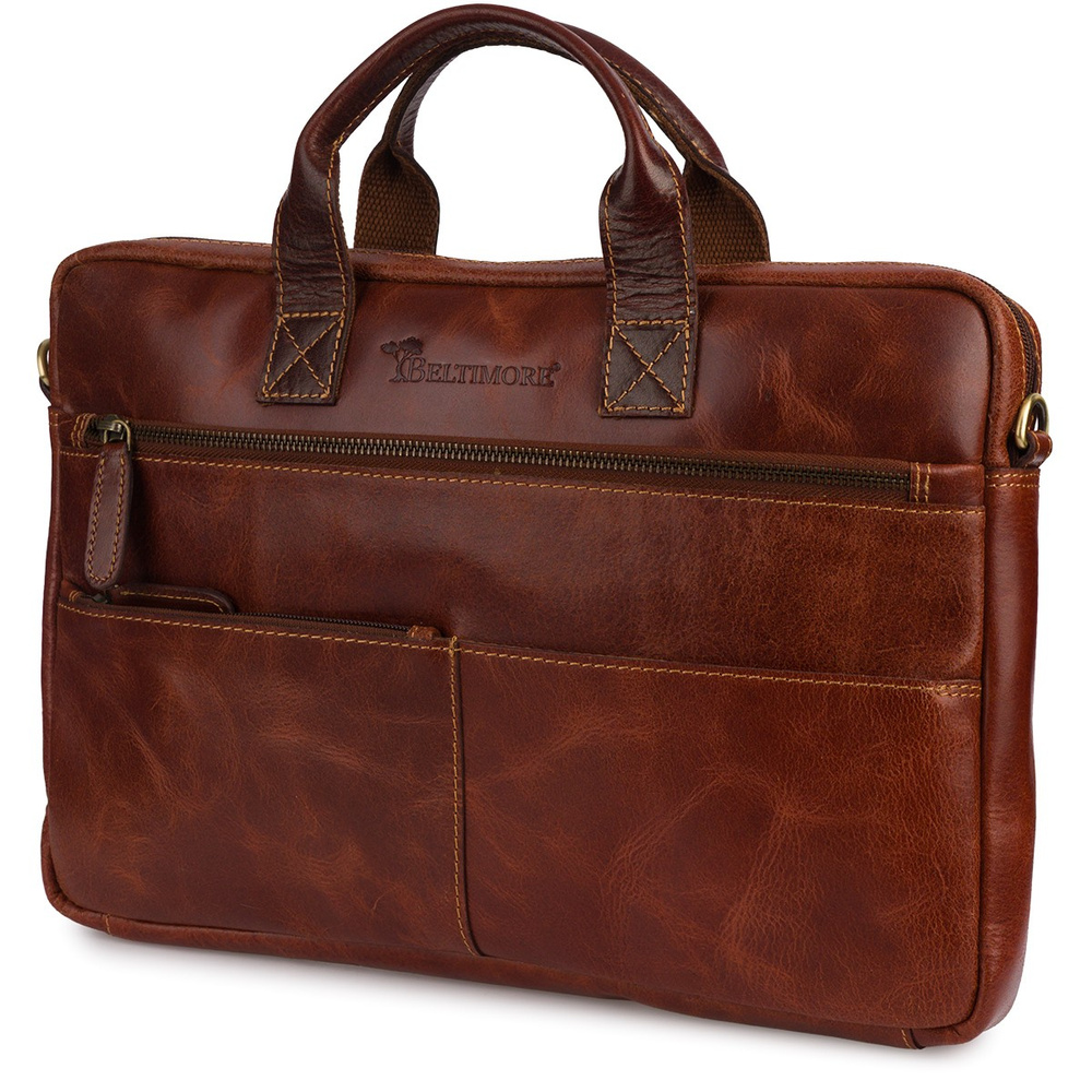 Wnętrze torby Beltimore N04 – komora główna i kieszenie organizacyjne