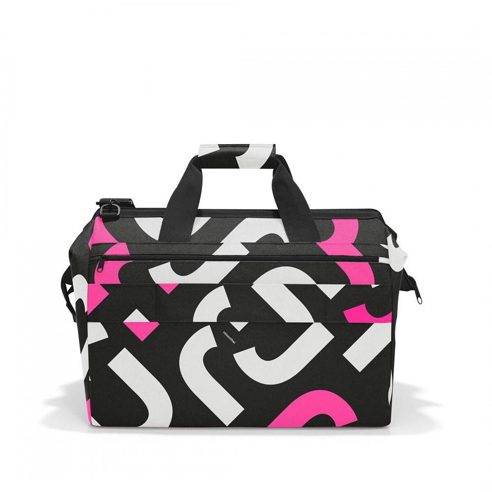 Torba z materiału unisex Reisenthel RMK3069 L podróżna kolorowa różowa - ergonomia noszenia