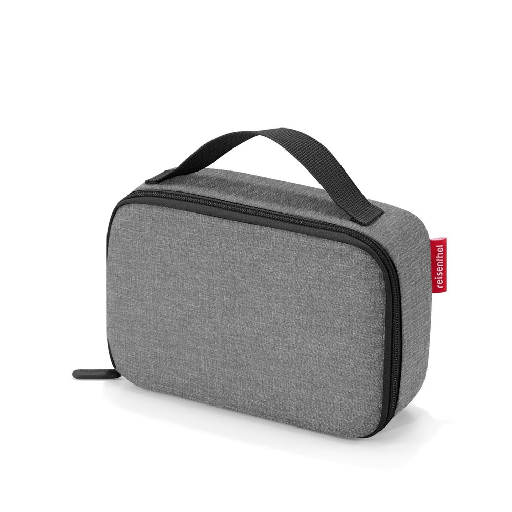 Torba śniadaniowa z materiału unisex Thermocase Twist lunchowa szara - widok z przodu