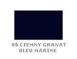 Krem do renowacji do skór gładkich Saphir granatowy - próbnik koloru z podpisem 06 Ciemny granat / Bleu marine