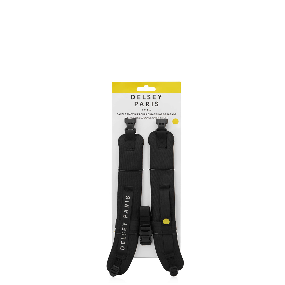 Pasy do walizki z materiału unisex Delsey Travel Accessories plecakowe czarne - cecha produktu