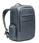 Plecak na laptopa z materiału unisex Delsey Clair miejski szary