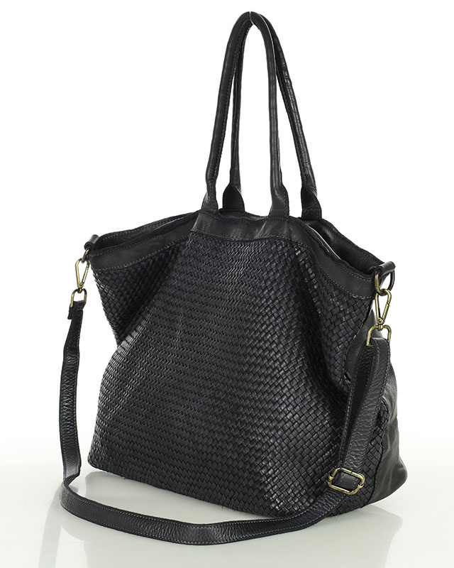 Wnętrze shopper bag – kieszenie i podszewka bawełniana