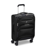 Walizka kabinowa z materiału unisex Delsey Sky Max 2.0 mała na 4 kółkach czarna