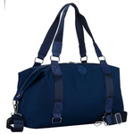 Torba sportowa damska z poliestru Peterson 25531 granatowa