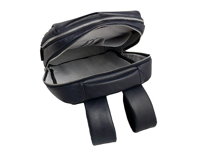 Plecak ze skóry ekologicznej unisex Beverly Hills Polo Club BH-1183 A4 niebieski - cecha produktu