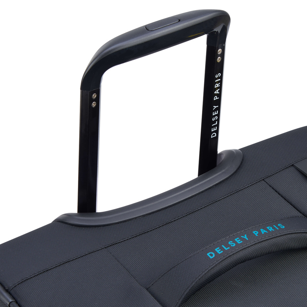 Torba podróżna z materiału unisex Delsey Egoa walizka na 2 kółkach niebieska - detale i wykończenie produktu