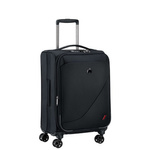 Walizka kabinowa z materiału unisex Delsey New Destination na 4 kółkach mała czarna