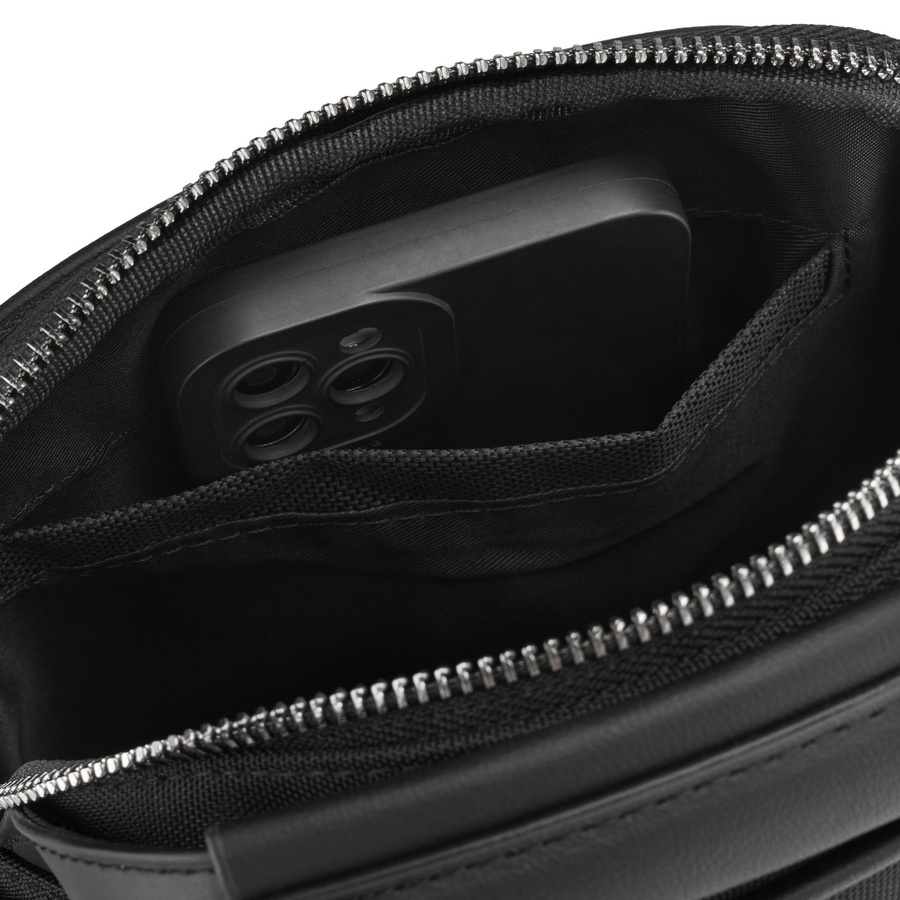 Saszetka z poliestru męska Peterson MT6-01 listonoszka crossbody mała czarna - cecha produktu